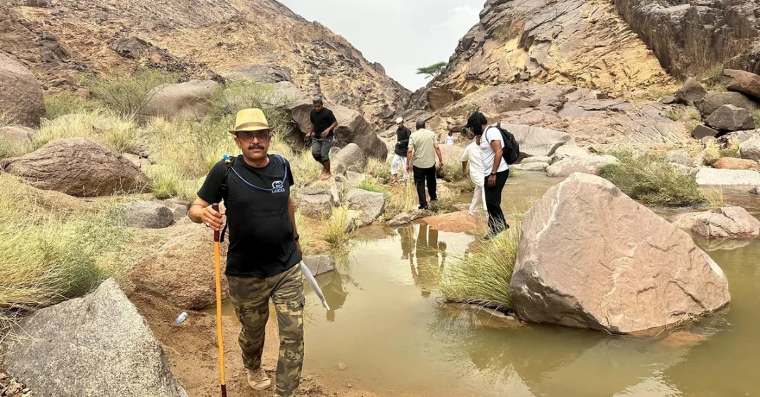 Najran Hikers Explore Mount Magharah in Vision 2030 Eco-Tourism Push