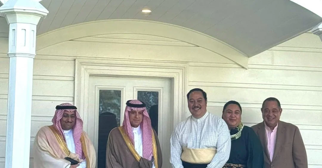 Saudi Minister Meets Tonga Crown Prince at Pacific Forum