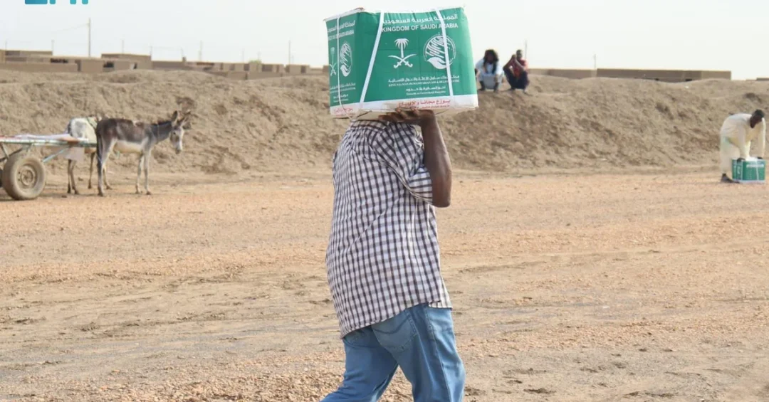 KSrelief Distributes 500 Food Baskets to 5,000+ Flood-Affected in Sudan