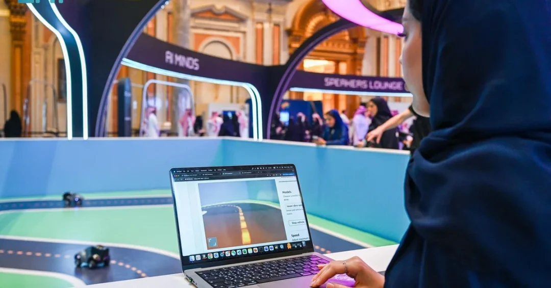 AI Self-Driving Tech Showcased at Global AI Summit in Riyadh