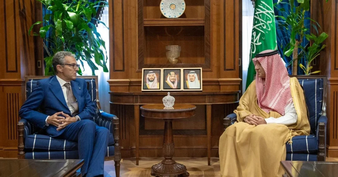 Saudi Minister Welcomes New Italian Ambassador to Strengthen Ties
