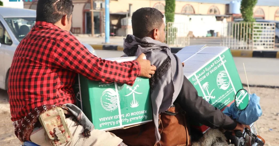 KSrelief Distributes 4,158 Food Baskets to Yemen’s Shabwah