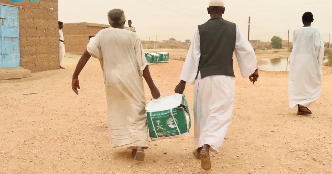 KSrelief Distributes 500 Food Baskets to Flood-Affected Families in Sudan