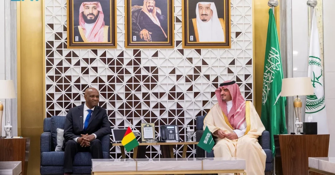 Saudi Interior Minister Meets Guinean Minister to Boost Security Ties
