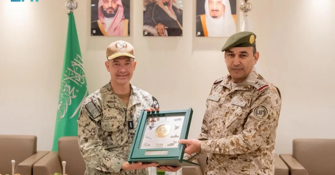Saudi Joint Forces Commander Meets US CENTCOM Deputy in Riyadh