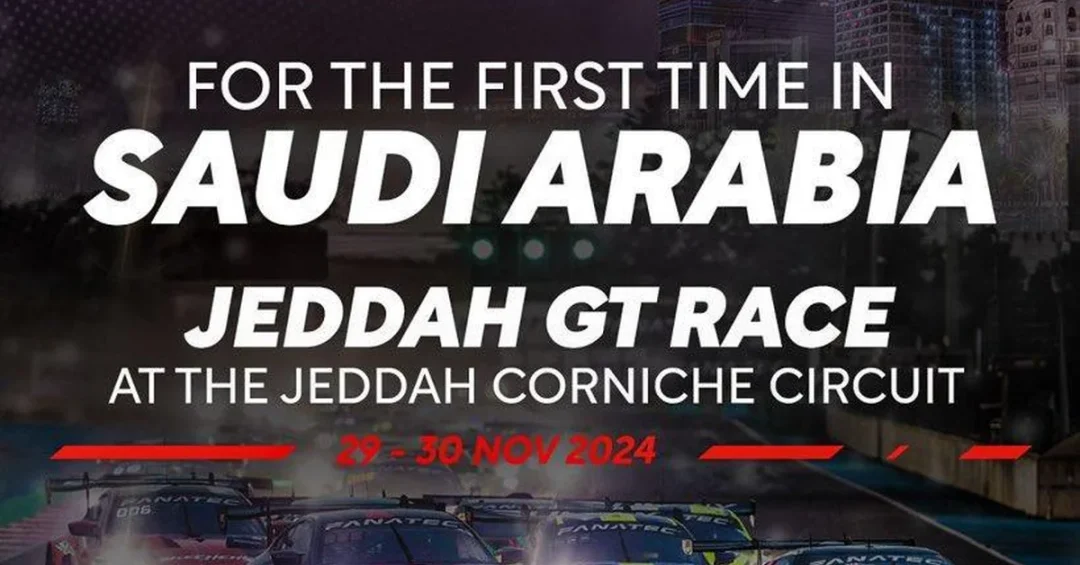 Jeddah GT Race Tickets Now on Sale for November Event