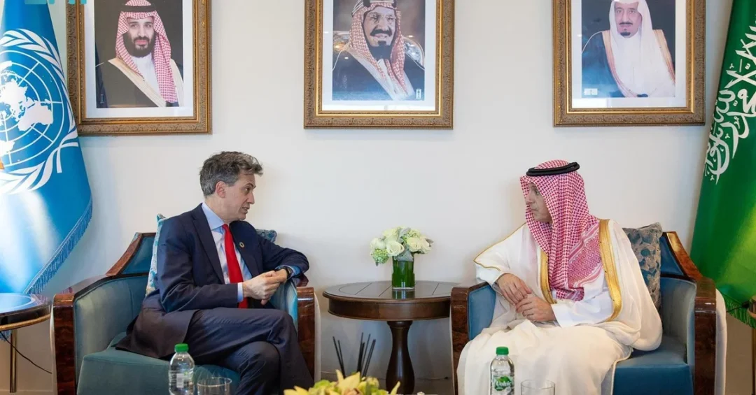 Saudi Climate Envoy Meets UK Energy Secretary at UN Assembly