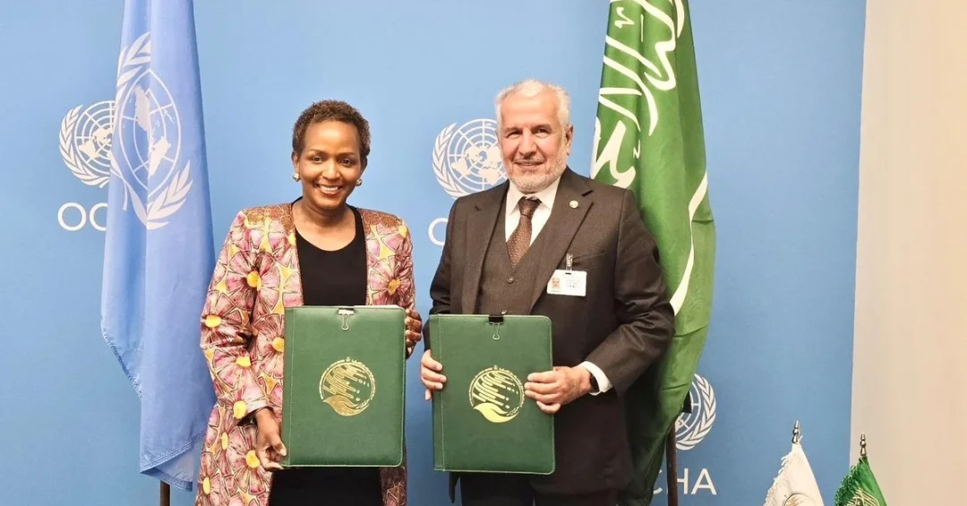 KSrelief Signs $1 Million Aid Agreement with OCHA for Sudan Crisis