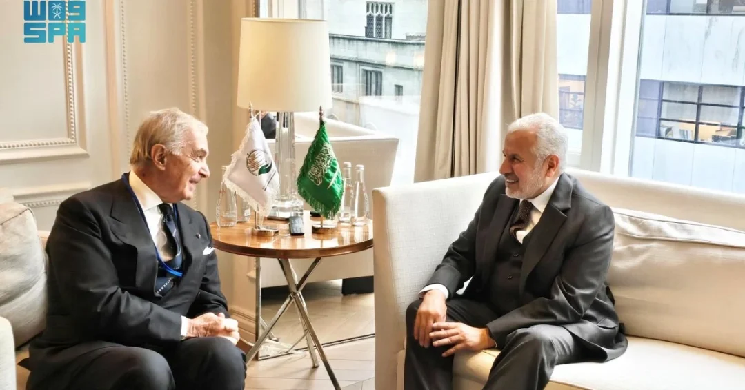 KSrelief Chief Meets Order of Malta Minister at UN Assembly