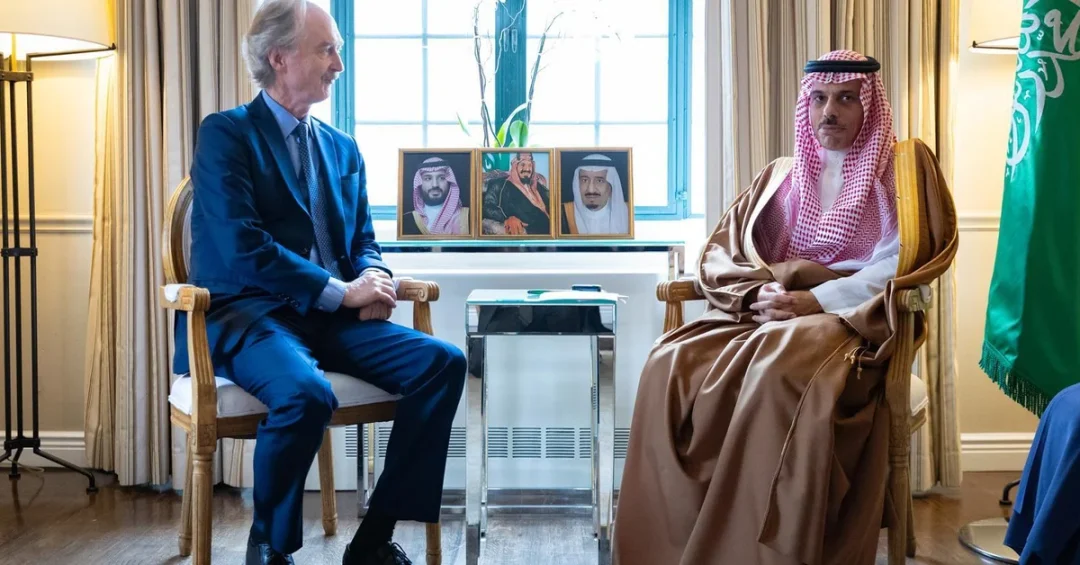Saudi Foreign Minister Discusses Syria with UN Envoy at UNGA