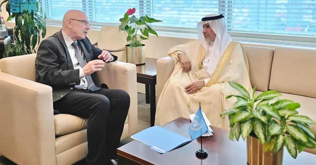KSrelief Chief Meets UN Counter-Terrorism Chief at UNGA 79 in New York