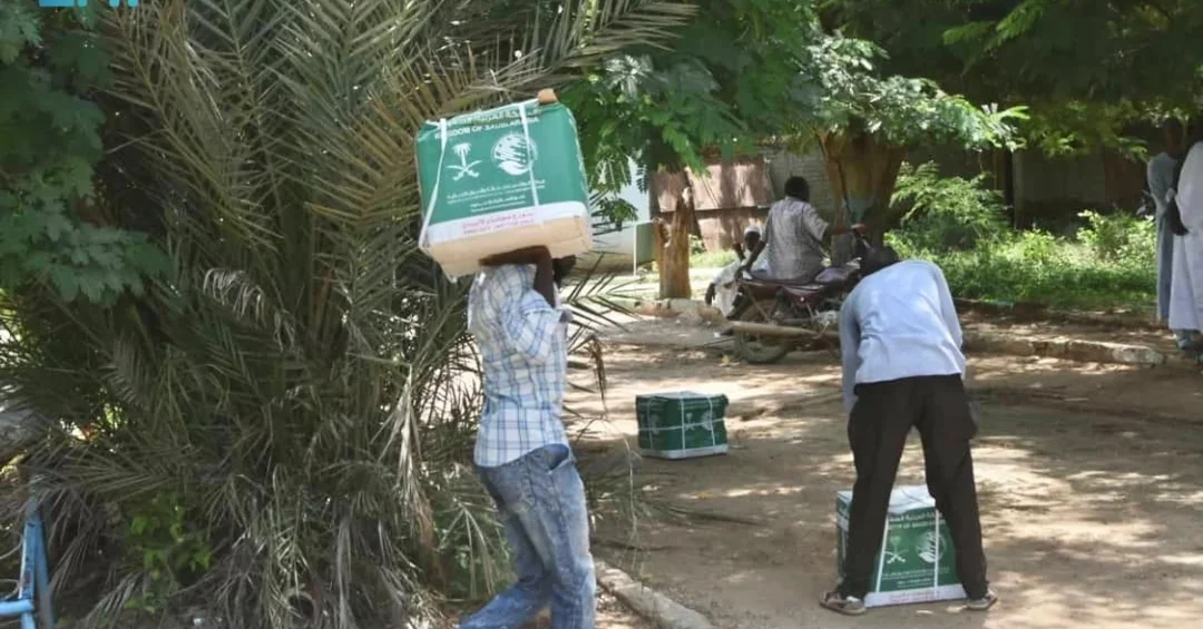 KSrelief Distributes 940 Food Baskets to Vulnerable Families in Sudan