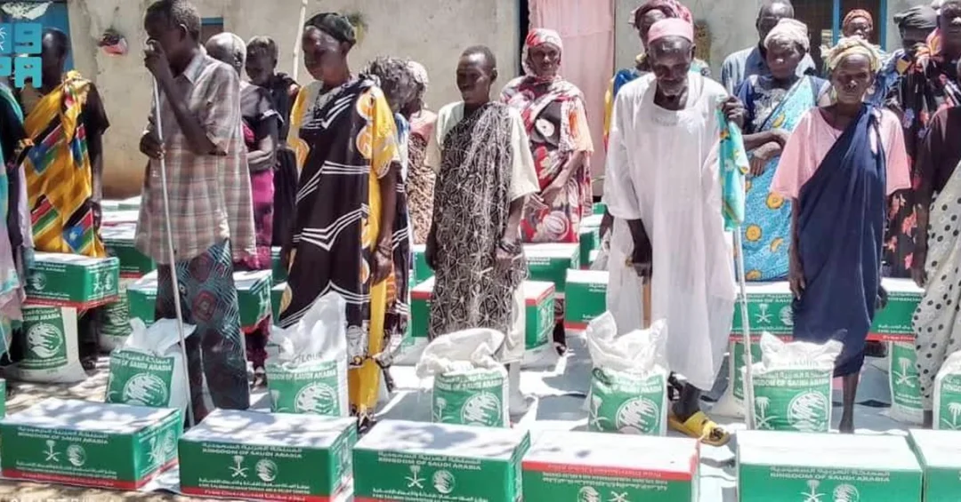 KSrelief Distributes Food Aid to 3,000 Families in South Sudan