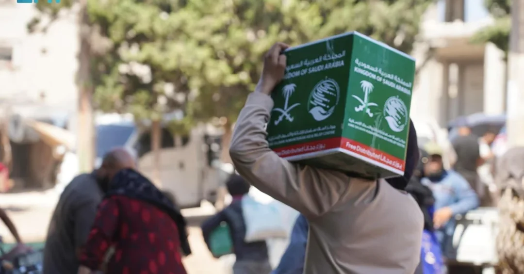 KSrelief Distributes Food and Hygiene Aid to 9,684 in Northern Syria