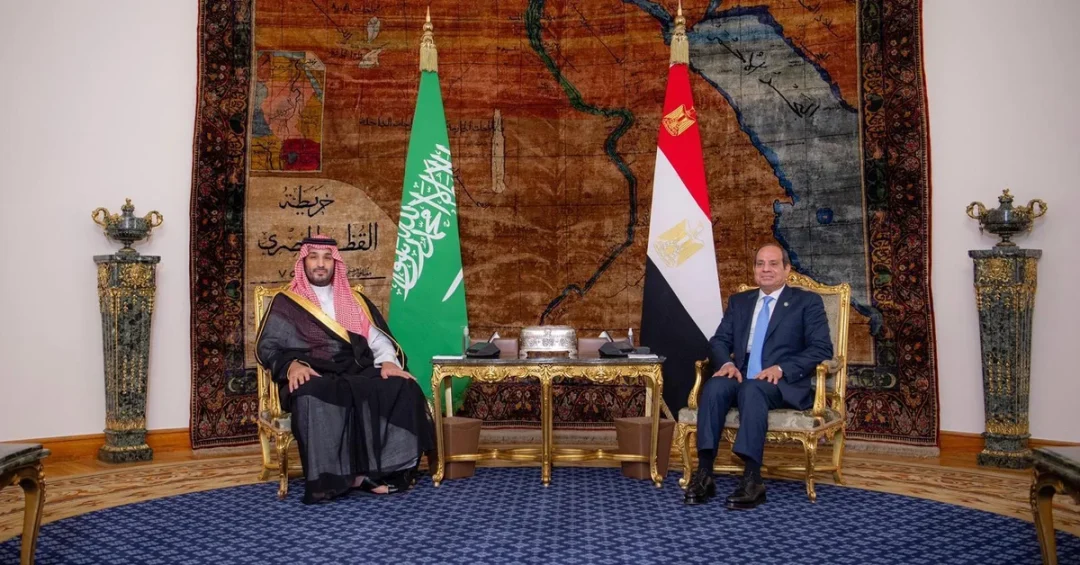 Saudi Crown Prince and Egyptian President Sign Coordination Council Agreement