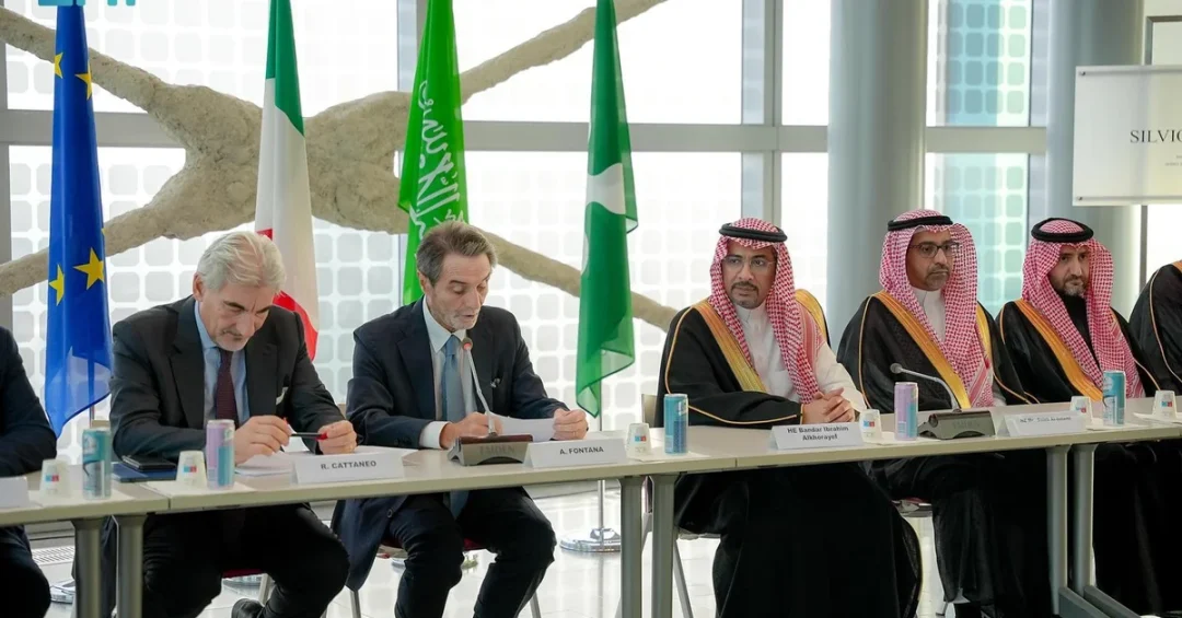 Saudi Minister and Italian Lombardy President Discuss Industrial Cooperation