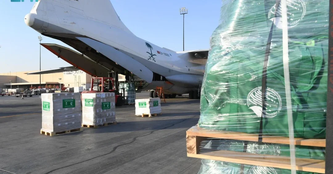 Saudi Arabia Sends Fifth Relief Plane to Lebanon via KSrelief Air Bridge