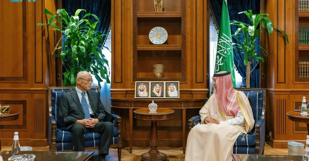 Saudi Minister Bids Farewell to Japanese Ambassador in Riyadh