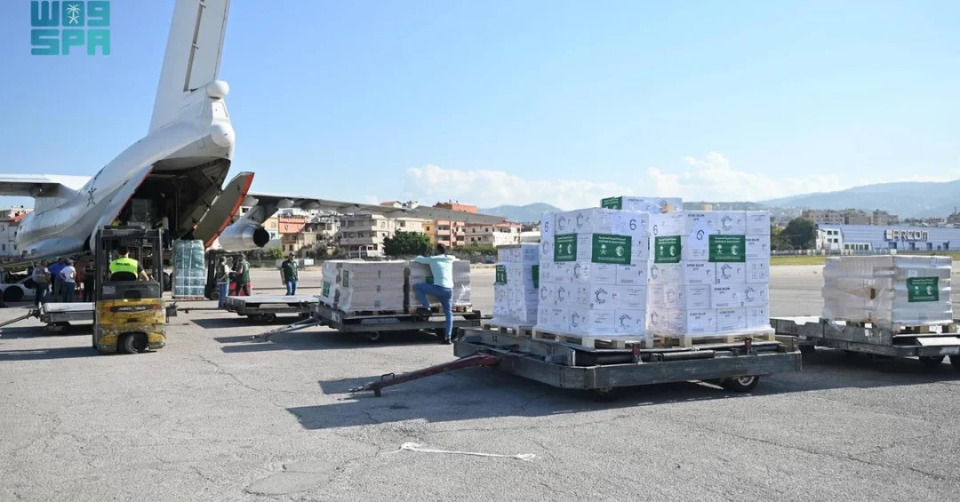 Sixth Saudi Relief Plane Arrives in Beirut to Support Lebanon
