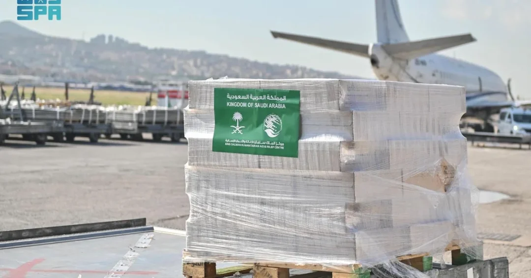 Seventh Saudi Relief Plane Arrives in Beirut with Aid for Lebanon