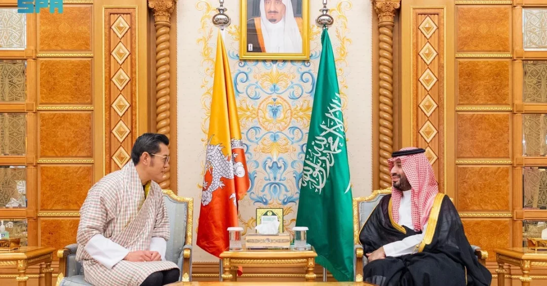 Saudi Crown Prince Meets King of Bhutan to Strengthen Bilateral Ties