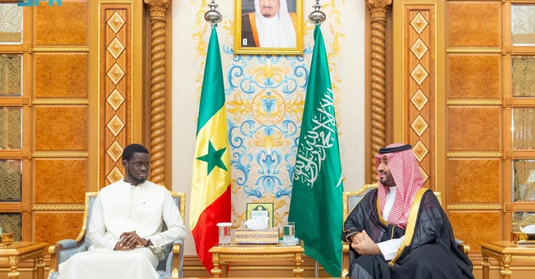 Saudi Crown Prince Meets Senegalese President to Strengthen Bilateral Ties