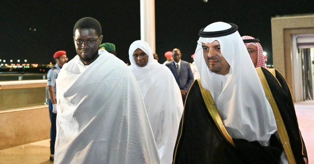 Senegal President Bassirou Diomaye Faye Arrives in Jeddah for Umrah