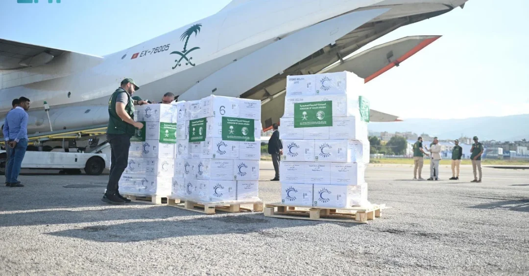 16th Saudi Relief Plane Arrives in Beirut with Urgent Aid