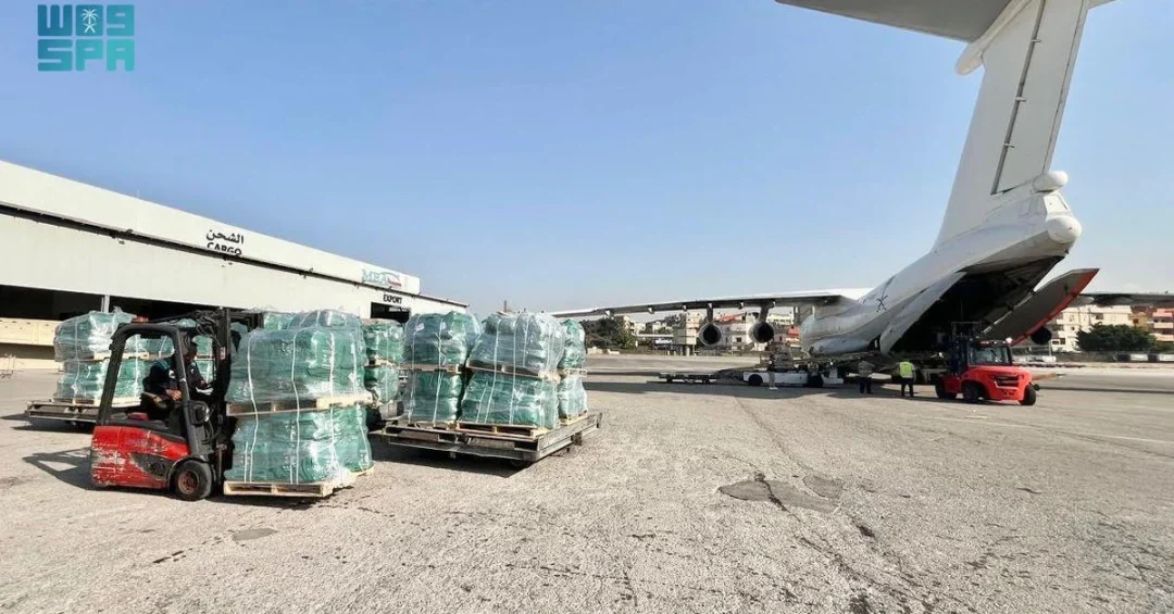 18th Saudi Relief Plane Arrives in Beirut with Vital Aid