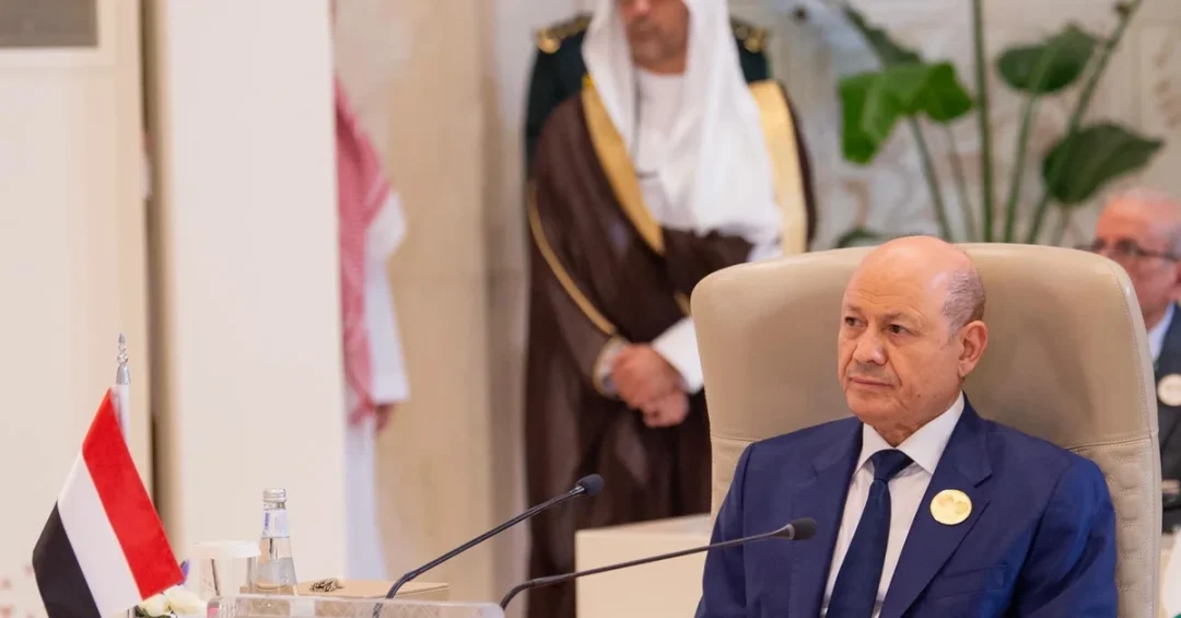 Yemen’s President Reaffirms Support for Palestinian People at Riyadh Summit