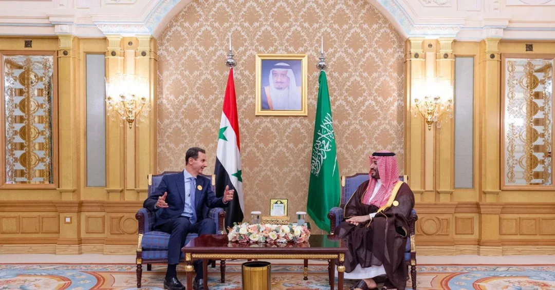 Saudi Crown Prince Meets Syrian President at Riyadh Summit