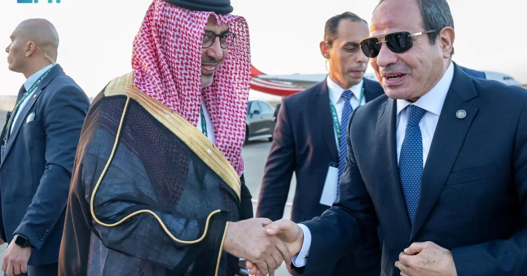 President of Egypt Leaves Riyadh After Arab-Islamic Summit