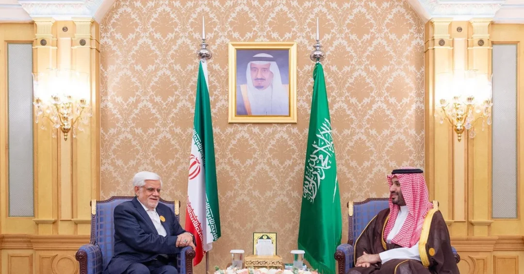 Saudi Crown Prince meets Iran VP at Riyadh summit