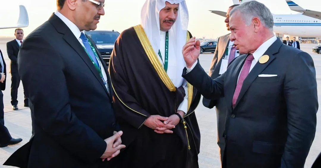 King of Jordan Leaves Riyadh After Extraordinary Arab and Islamic Summit