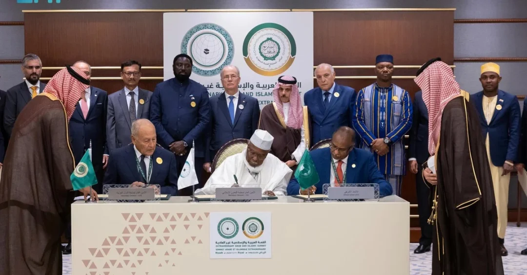 OIC, Arab League, and African Union Sign Cooperation Document on Palestine in Riyadh