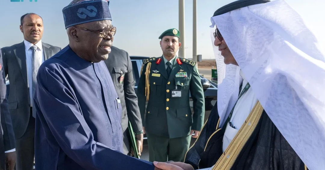 Nigerian President Bola Ahmed Tinubu Departs Riyadh After Summit