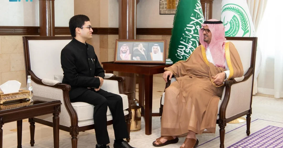 Makkah Deputy Governor Receives Indian Consul General in Jeddah