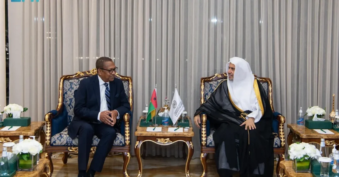 MWL Secretary General Meets Gambia and Guinea-Bissau Foreign Ministers in Riyadh