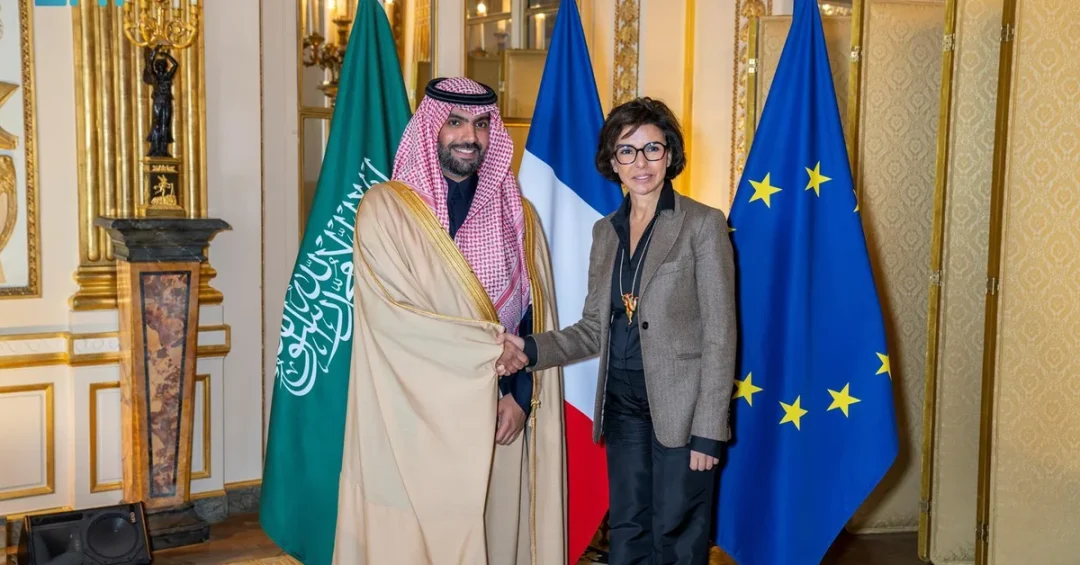 Saudi Culture Minister Meets French Counterpart to Boost Ties