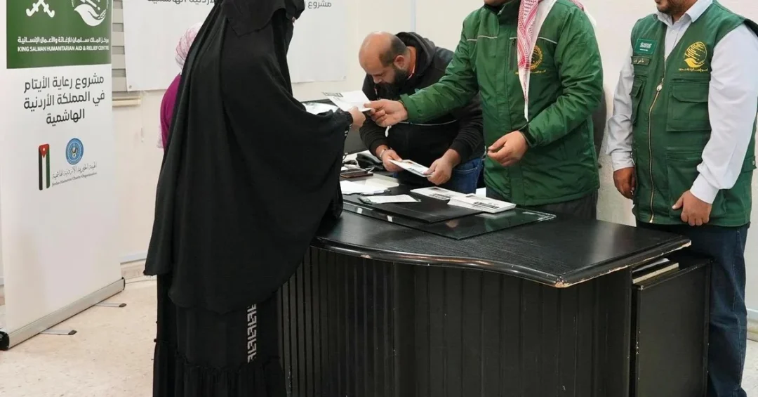 KSrelief Continues Monthly Aid to Orphans in Jordan