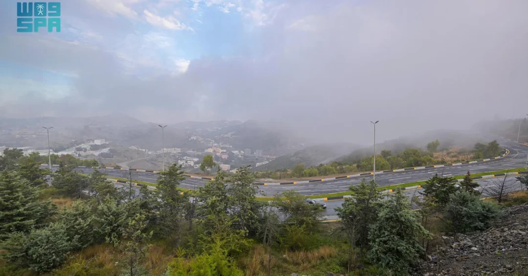 Al-Baha Basking in Misty Beauty After Heavy Rains