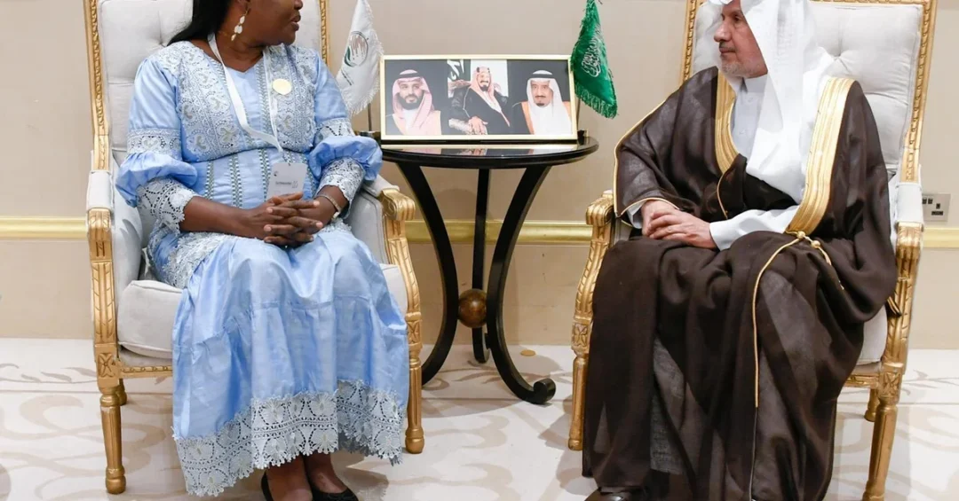 KSrelief Chief Meets Cameroon Red Cross President in Riyadh