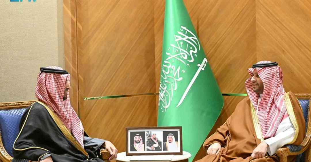 Prince Turki bin Mohammed bin Fahd Meets Qatari Ambassador in Riyadh