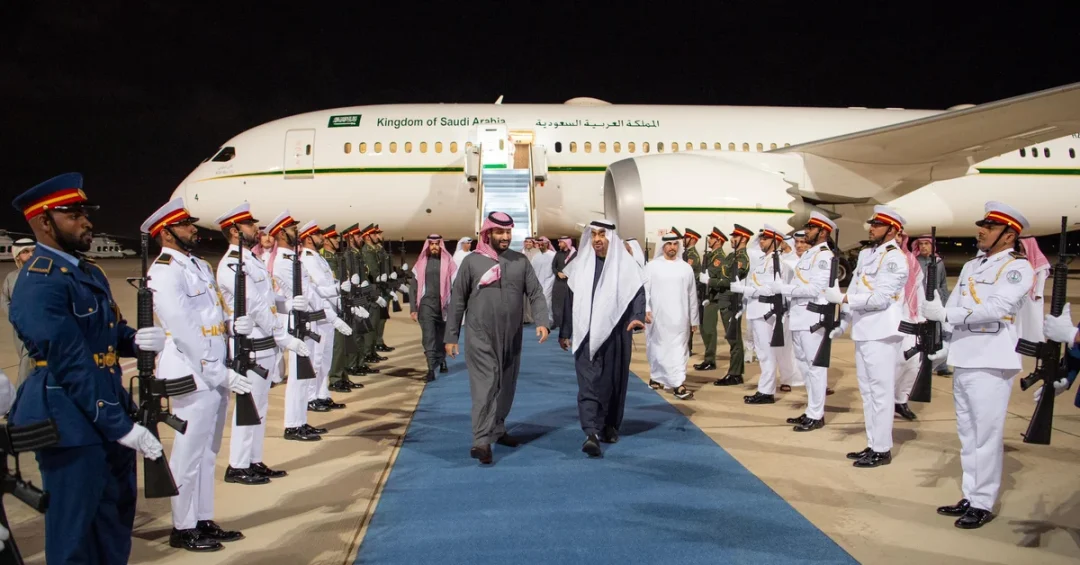 Crown Prince Arrives in UAE on Private Visit Strengthening Ties