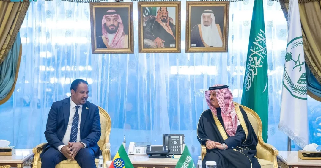 Saudi Vice Minister of Interior Meets Ethiopian Minister in Riyadh
