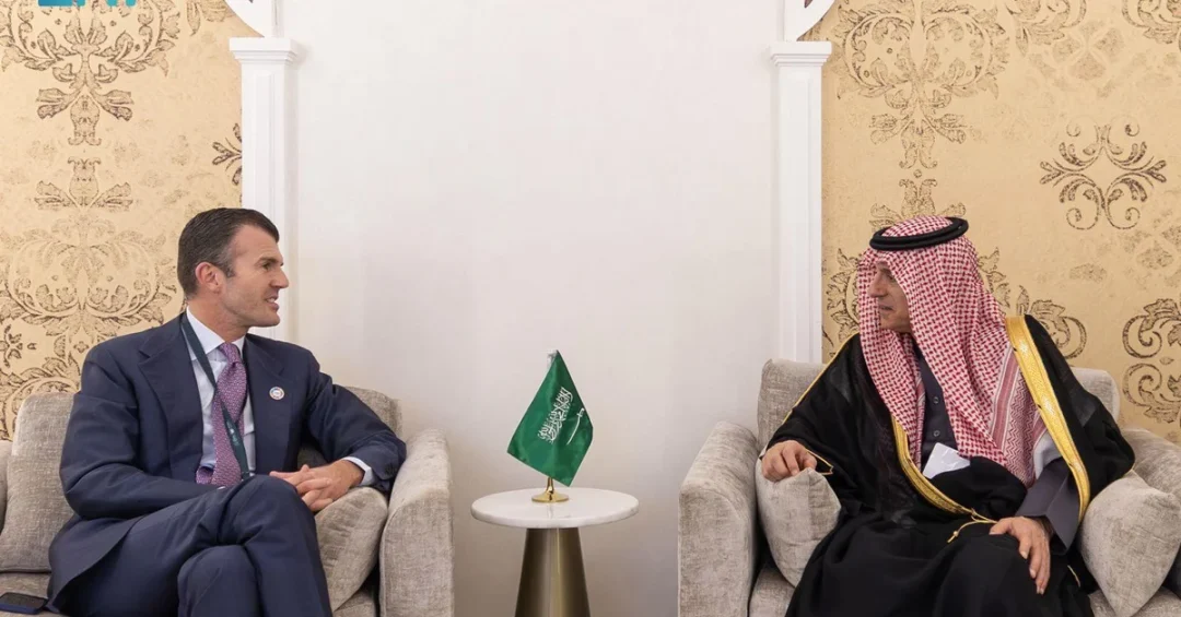 Saudi Minister Al-Jubeir Meets Italian Official at COP16
