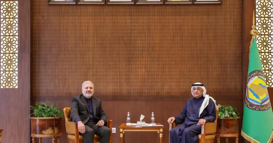 GCC Secretary General Meets Iranian Ambassador in Riyadh for Talks