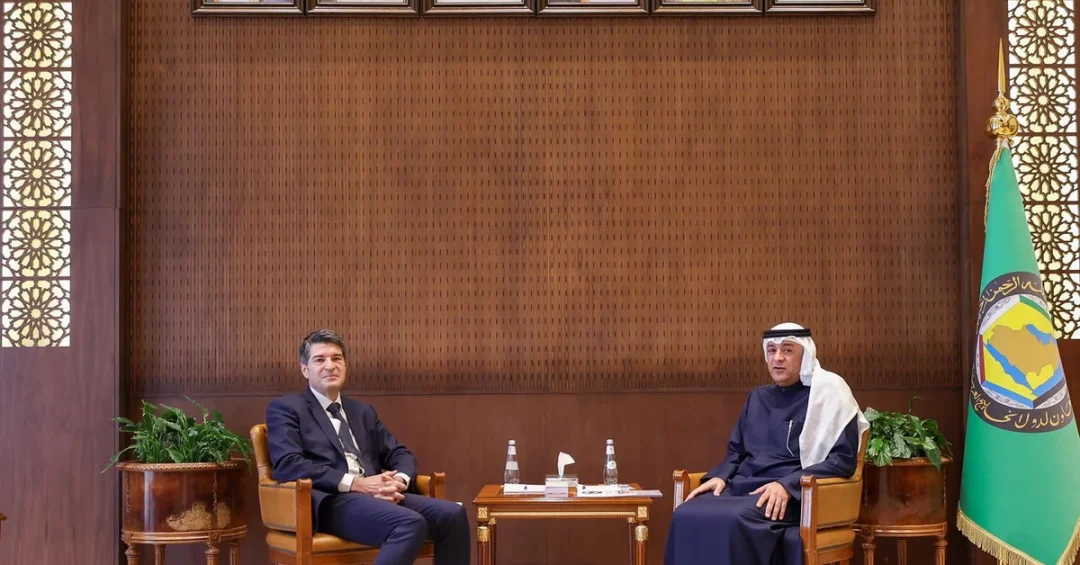 GCC Secretary General and French Ambassador Discuss Regional Stability in Riyadh