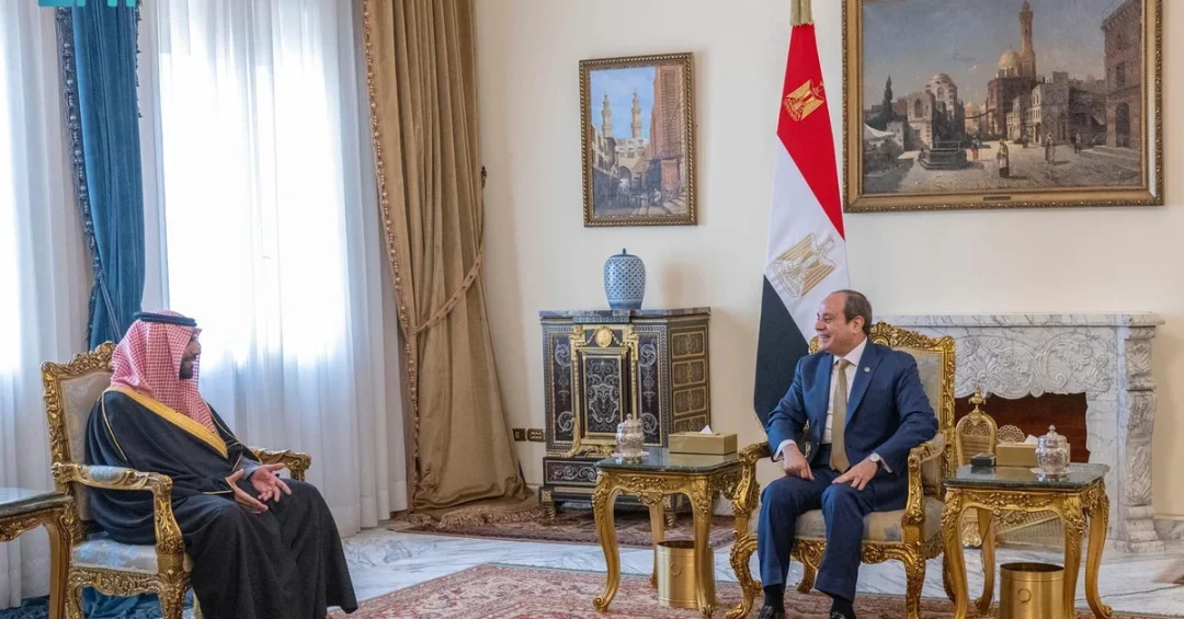 Saudi Culture Minister Meets Egypt’s President on Leadership Directives