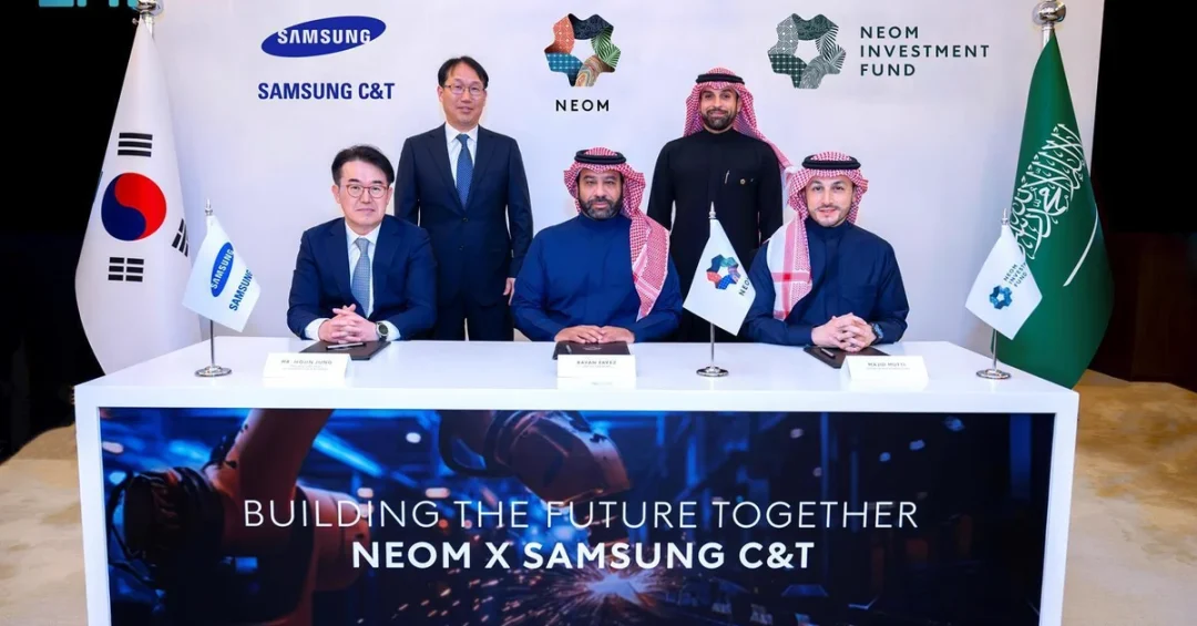 NEOM and Samsung C&T Launch World’s Largest Rebar Construction Automation